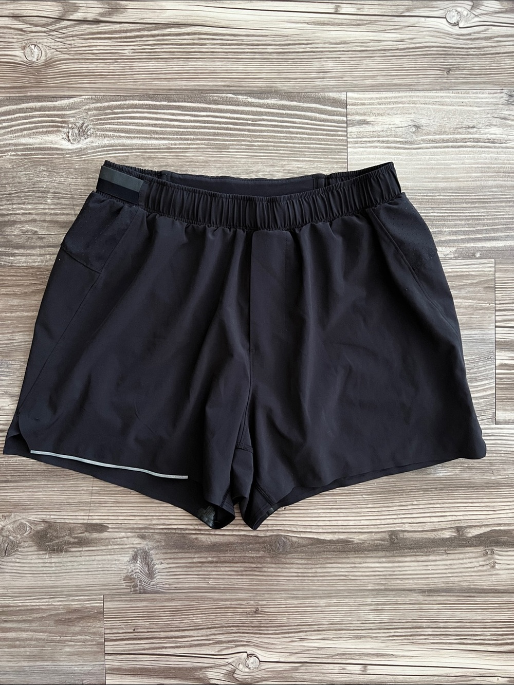 Lululemon Surge Short Out Of Mind Liner 4" Black Size Small
